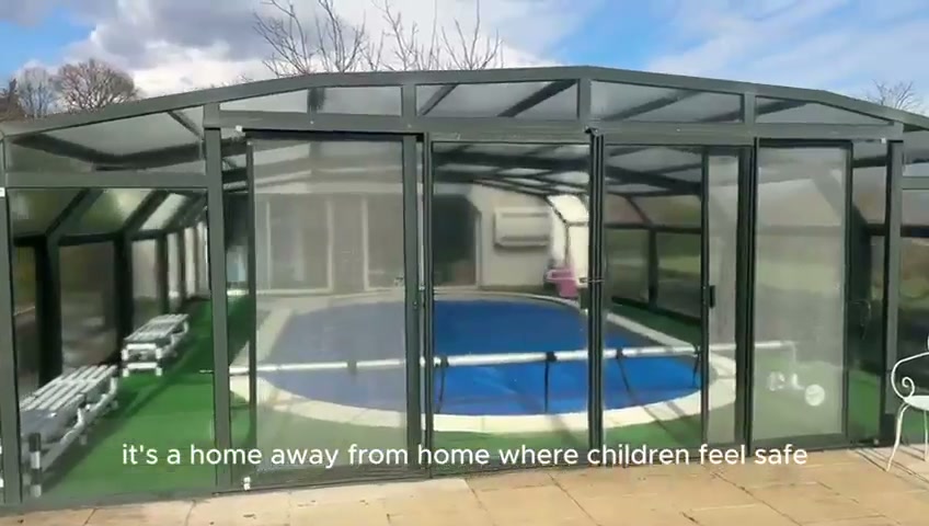 The covered swimming pool at Forest